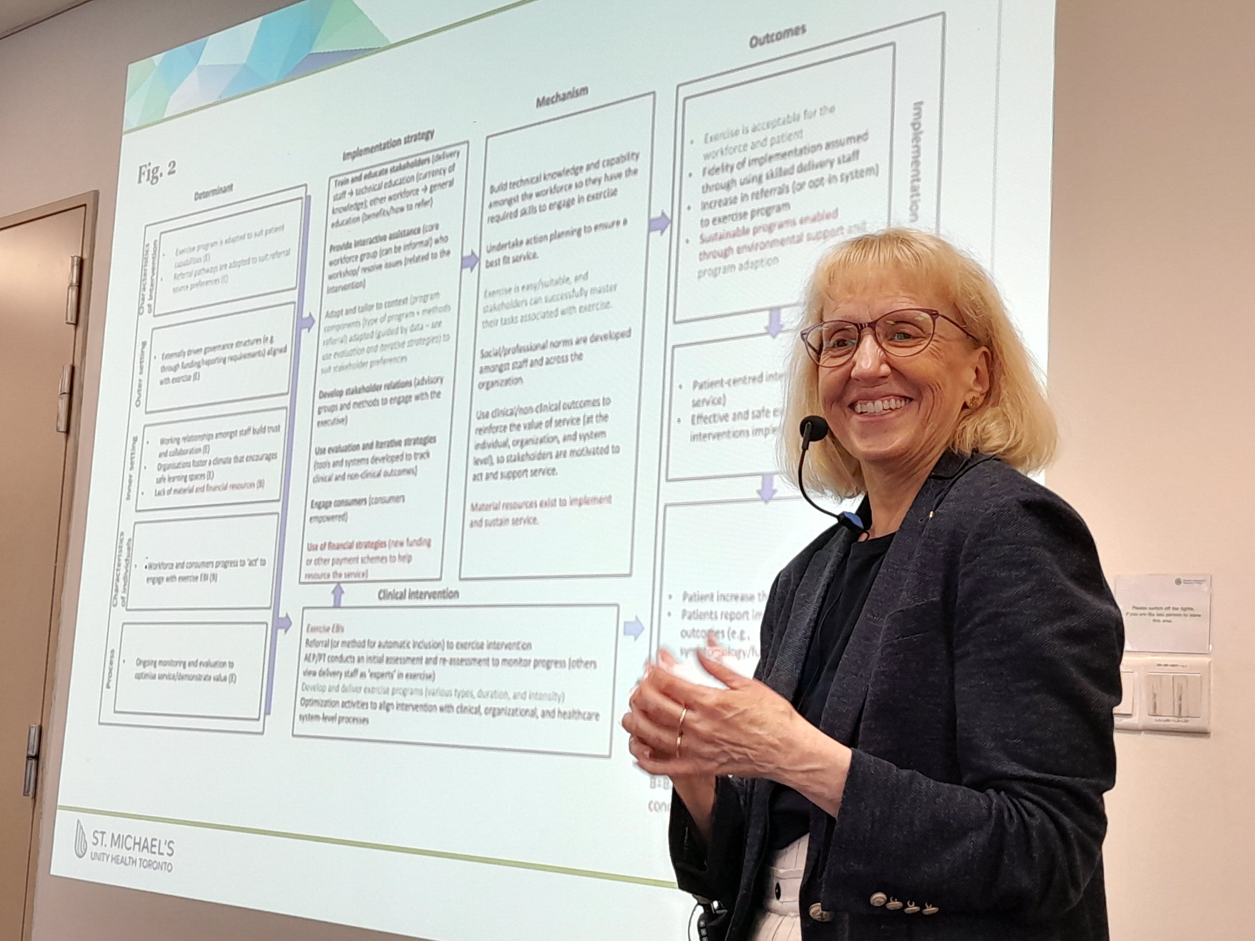 Professor Sharon Straus at GERI